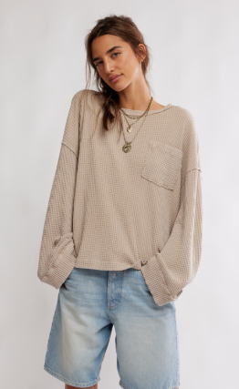 Dawson Pocket Thermal in Smooth Stone