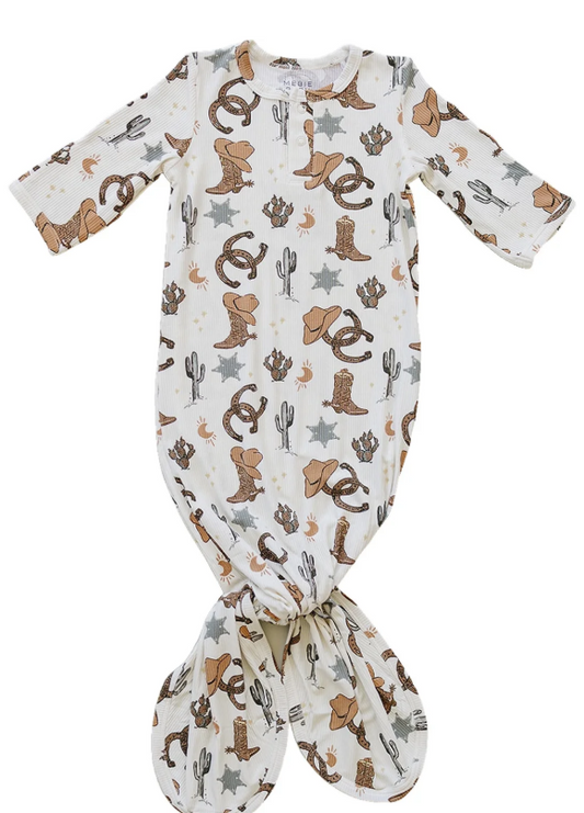 Cowboy Outlaw Ribbed Knot Gown
