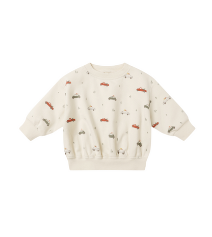 Relaxed Fleece Sweatshirt - Cars