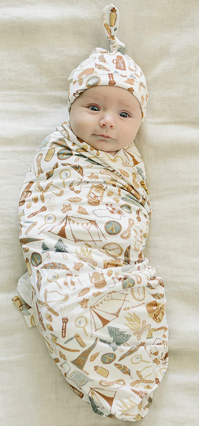 Camping Trip Bamboo Stretch Swaddle