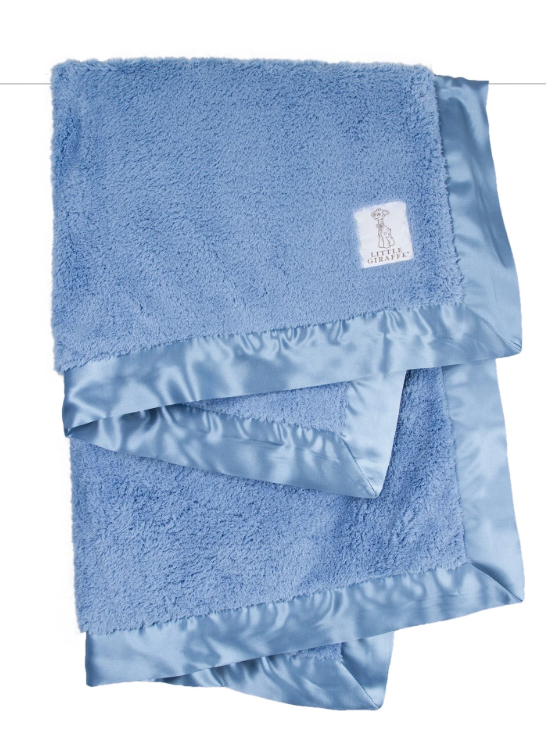 Chenille Baby Blanket by Little Giraffe