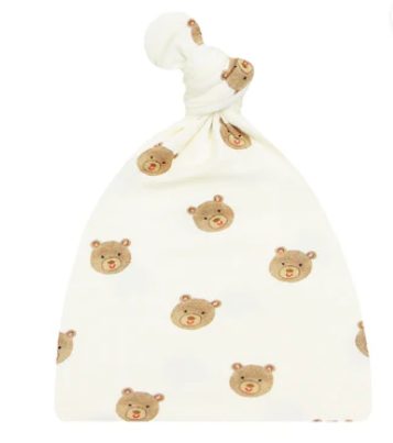Teddy Top Knot Hat
