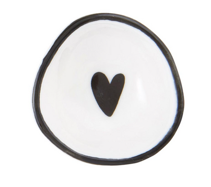 Porcelain Ring Dish Heart