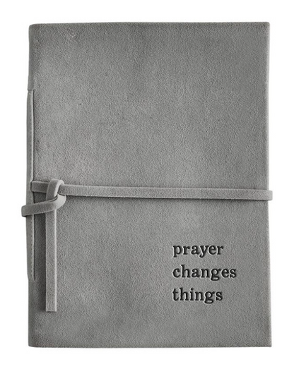 Prayer Changes Things - Suede Journal