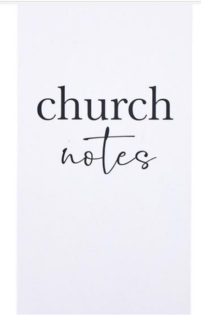Church notes List Pad