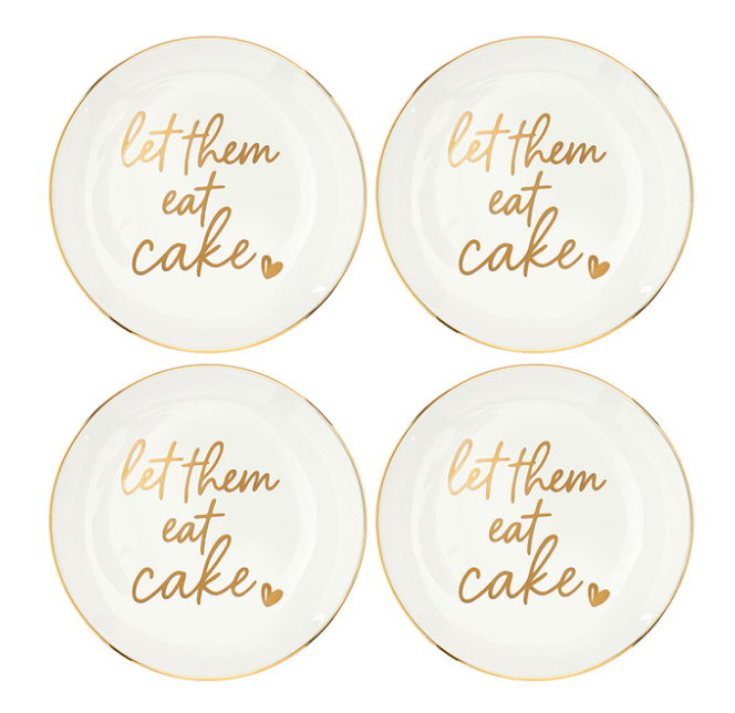 Ceramic Plate - Let Them Eat Cake