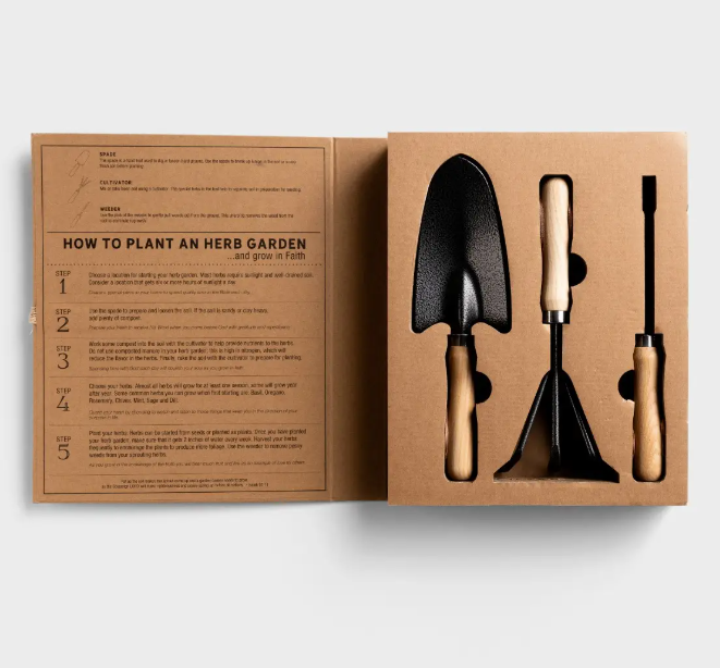 Garden Tool Box- Grow in Faith