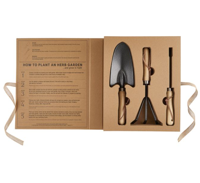 Garden Tool Box- Grow in Faith