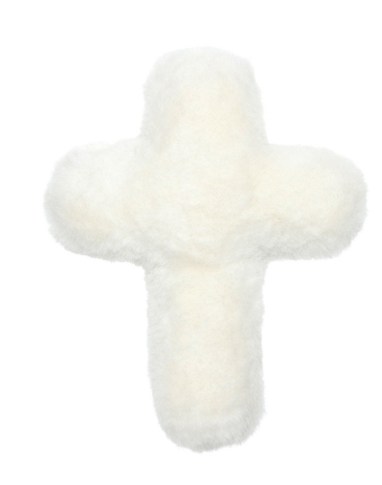 Swaddle Blanket + Cross Rattle - Answered Prayer