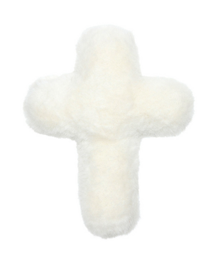 Swaddle Blanket + Cross Rattle - Answered Prayer