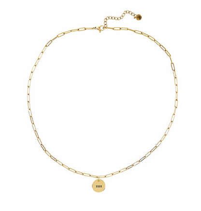 Link Chain Charm Necklace - XOXO