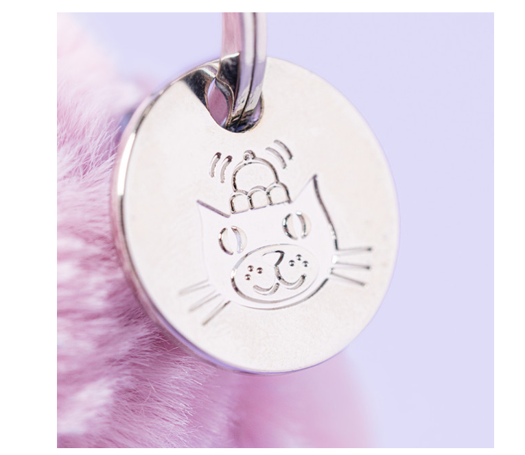 Thistlepop Blossom Bunny Bag Charm