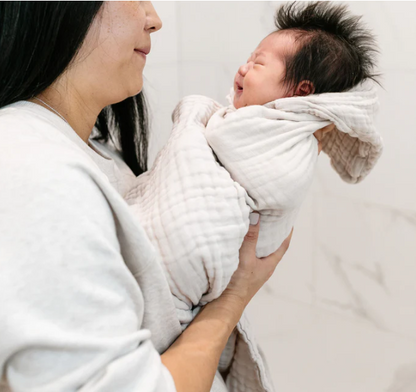 Infant Hooded Towel - Grey