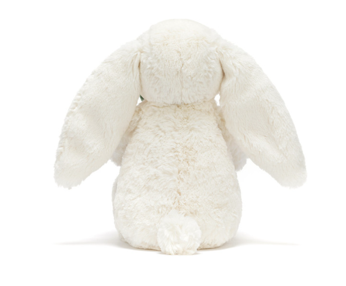 Cream Bunny with Plant