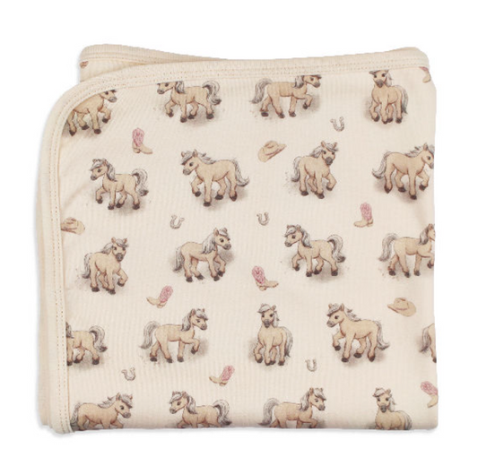 Organic Blanket - Blush Boots