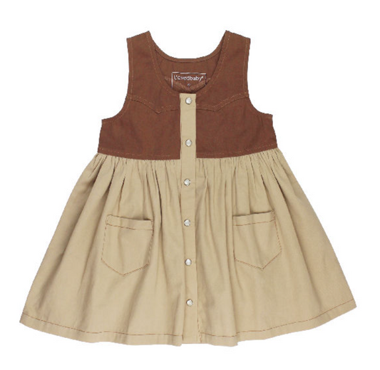 Kids' Sleeveless Western Dress