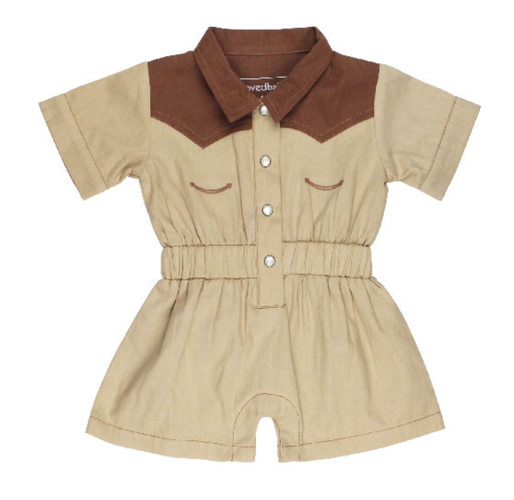 Organic Western Romper