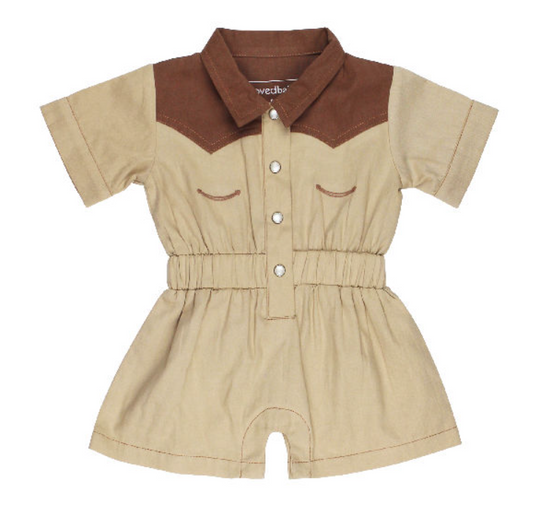 Organic Western Romper