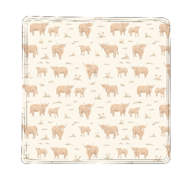 Organic Blanket - Highland Cow