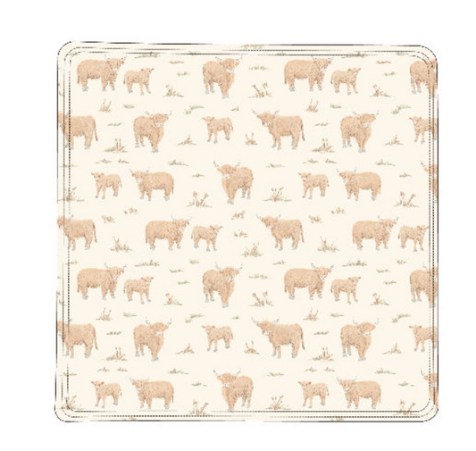 Organic Blanket - Highland Cow