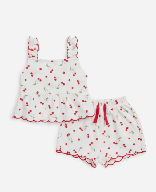 TERRY CHERRY TANK SET