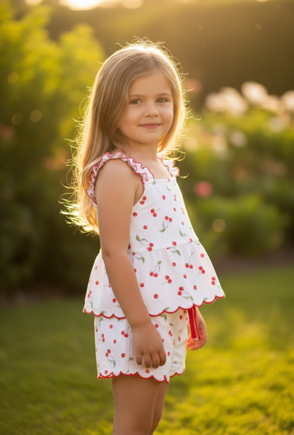 TERRY CHERRY TANK SET