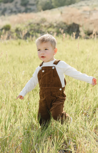 Brown Corduroy Overalls