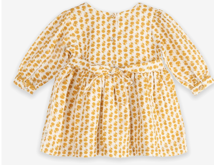 Matilda Floral Baby Dress & Bloomer Set (Organic Cotton)