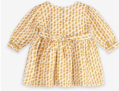 Matilda Floral Baby Dress & Bloomer Set (Organic Cotton)