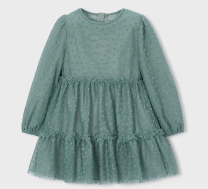 Tulle Printed Dress