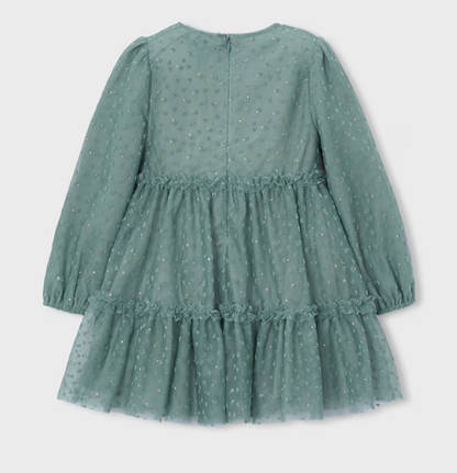 Tulle Printed Dress