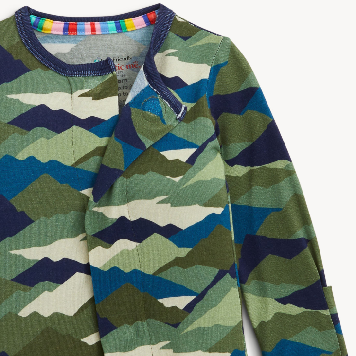 Camo Peak Modal Footie