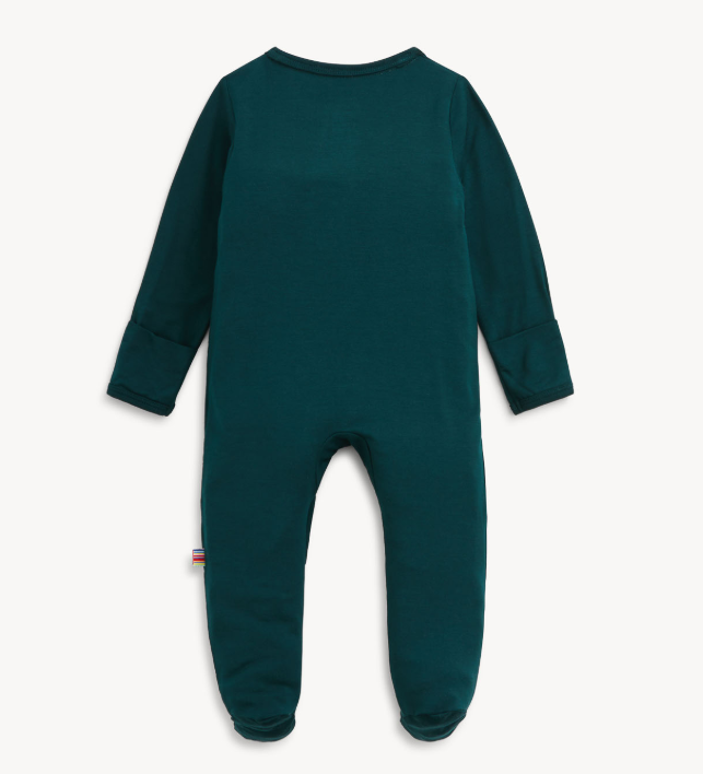 Green Solid Modal Footie