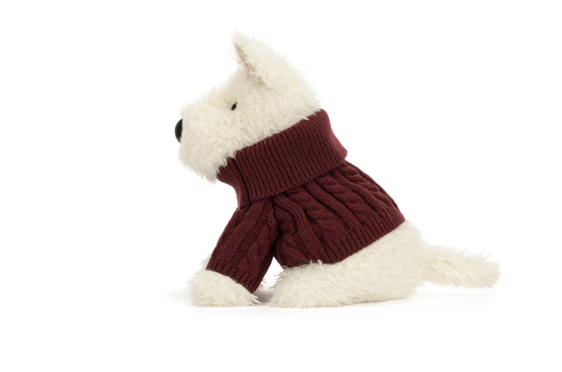 Munro Scottie Dog 'Winter Jumper'