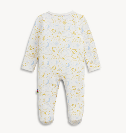 Star Signs Blue Modal Footie