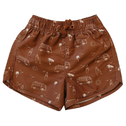 Dark Rust Surf Short