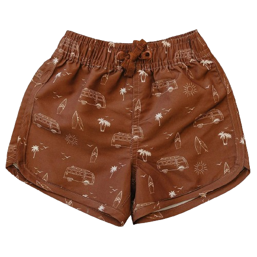 Dark Rust Surf Short