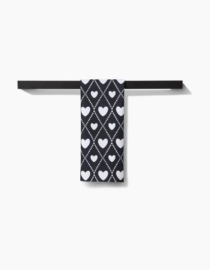 Onyx Love Lattice Luxe Hand Towel