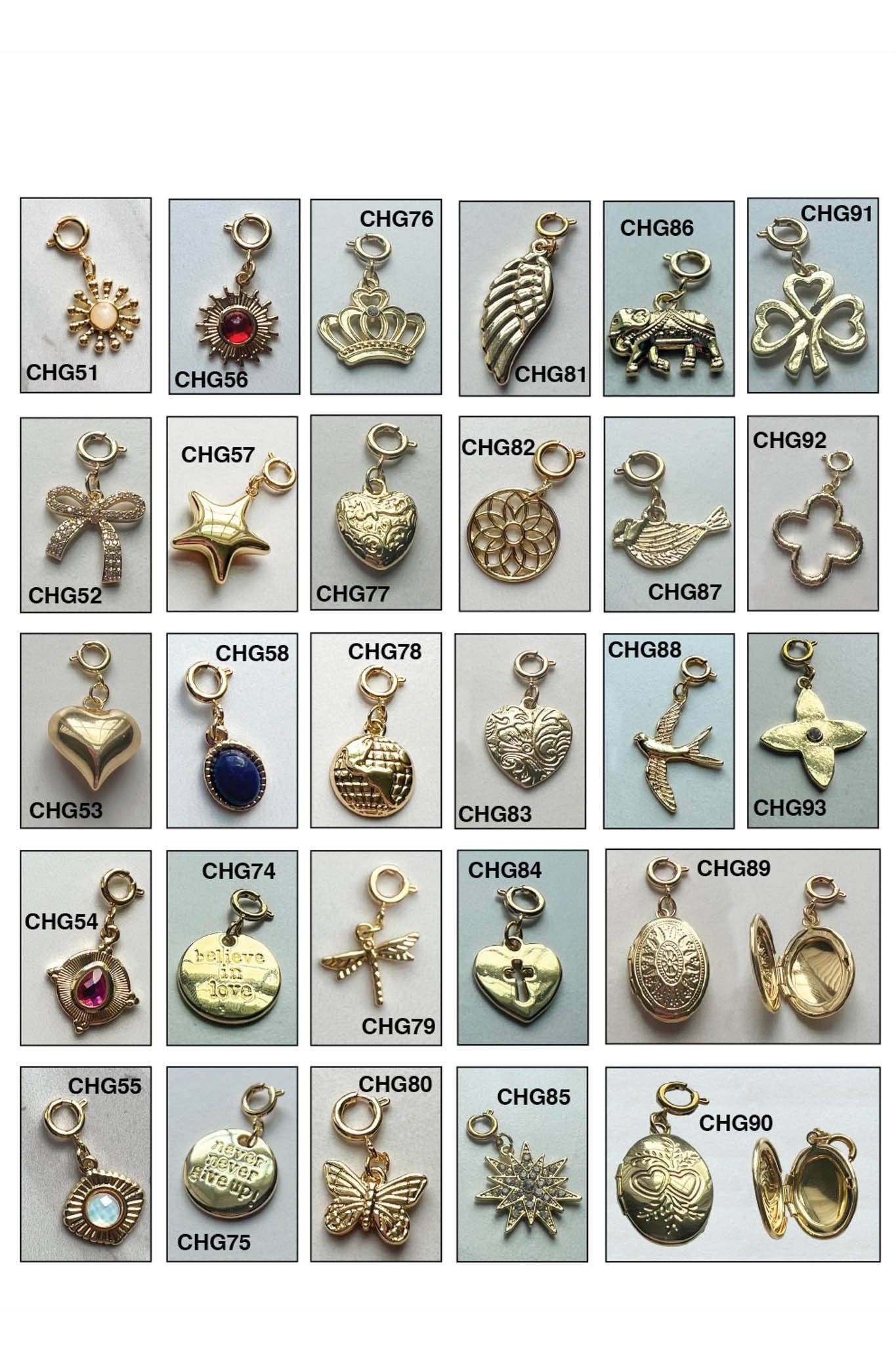 Dylan Collective Gold Charms