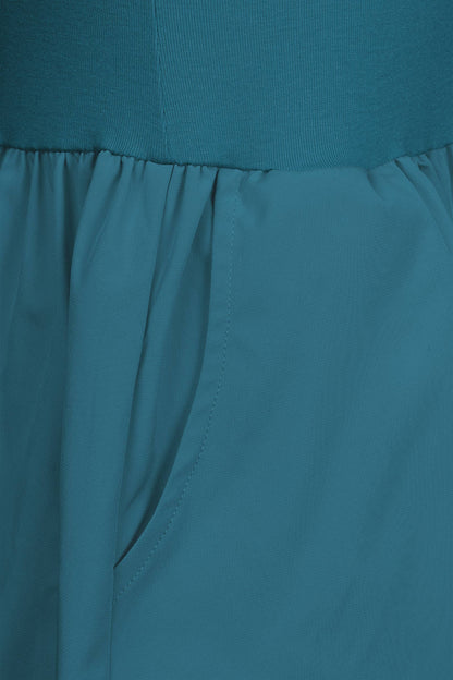Sleeveless Neck Midi Dress