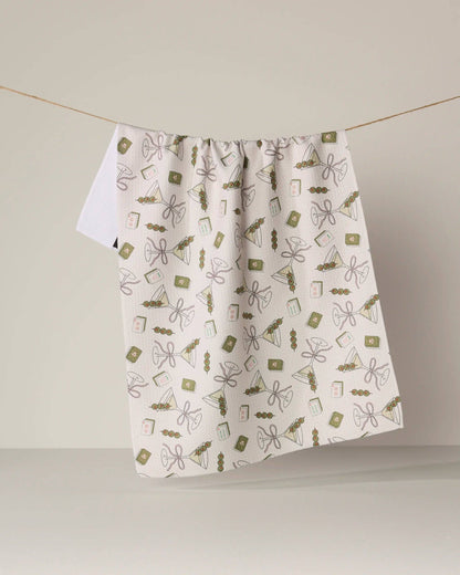 Martini Tiles Tea Towel