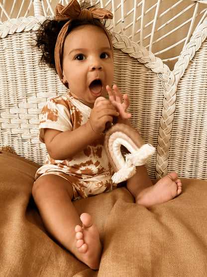 Mini-Macrame Rainbow Teething Toy