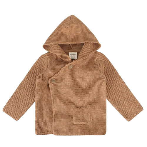 Hooded Sweater Jacket - Chai Spice