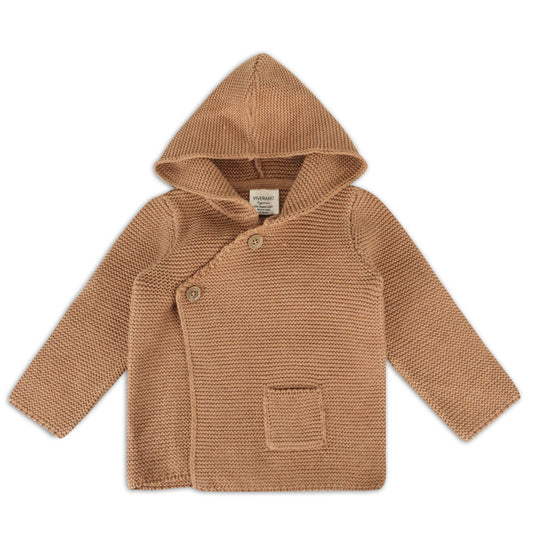 Hooded Sweater Jacket - Chai Spice