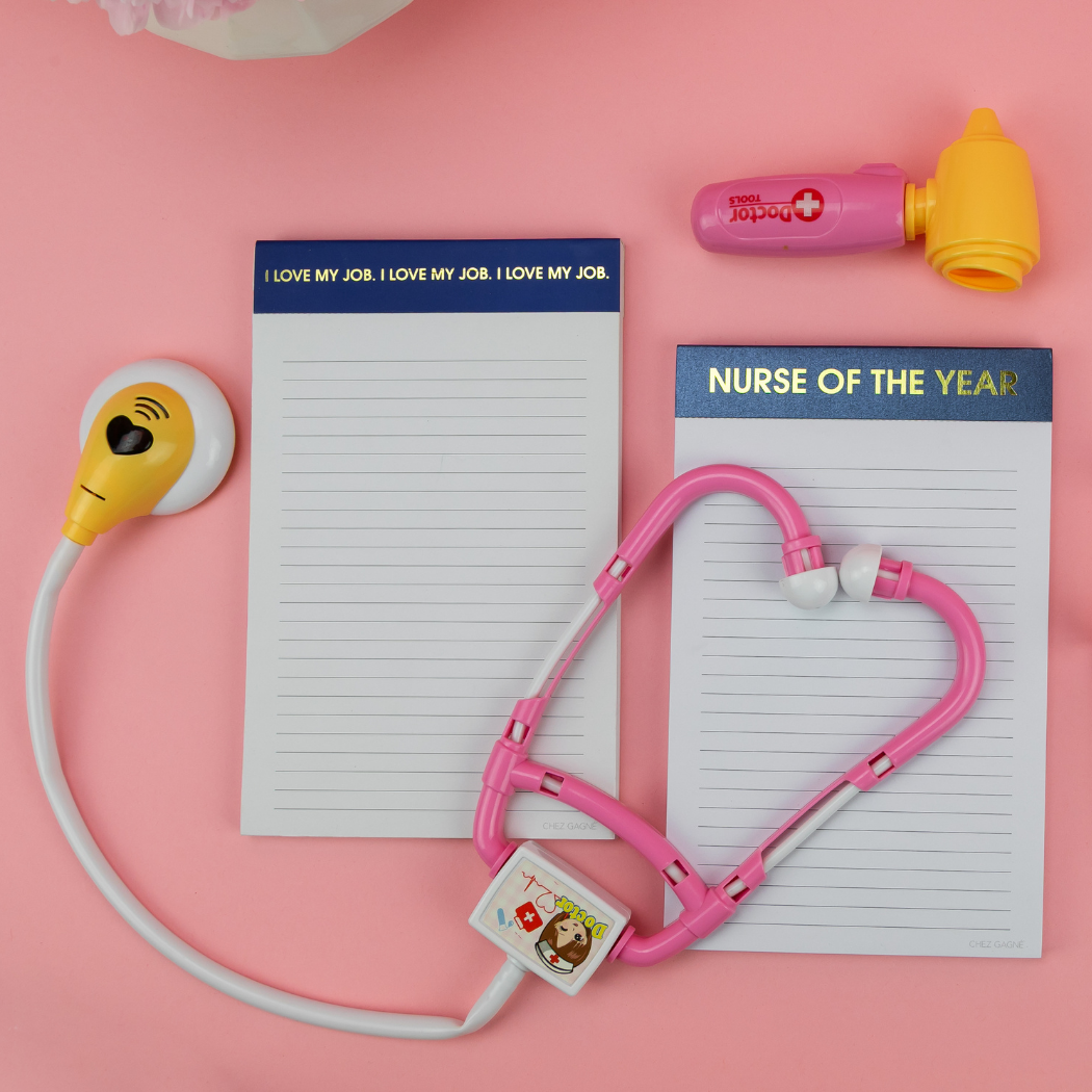 Nurse of the Year - Lined Notepad, To-Do List, Nurse Gift