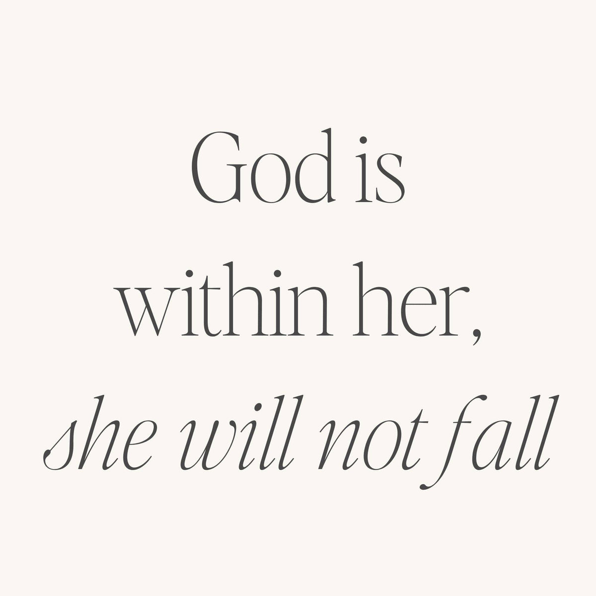 MantraBand God Is Within Her, She Will Not Fall bracelet view 6
