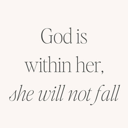 MantraBand God Is Within Her, She Will Not Fall bracelet view 6
