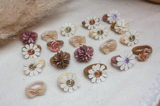 Floral Hair Tie Set