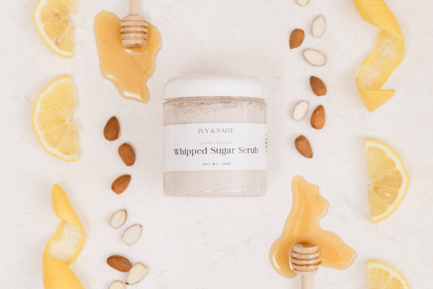 Sugar Scrub – Honey & Almond, Warm & Sweet