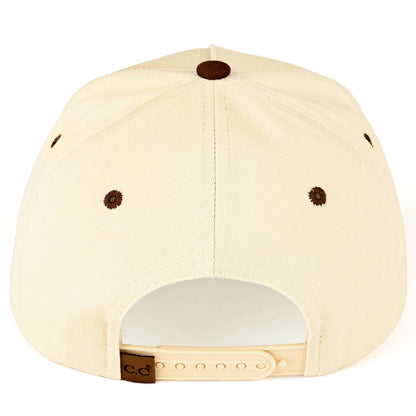 C.C RODEO Letter Embroidered Snapback Trucker Hat
